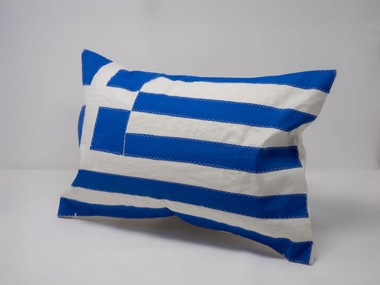 Greece Flag Pillow
